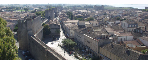 Blick über Aigues Mortes